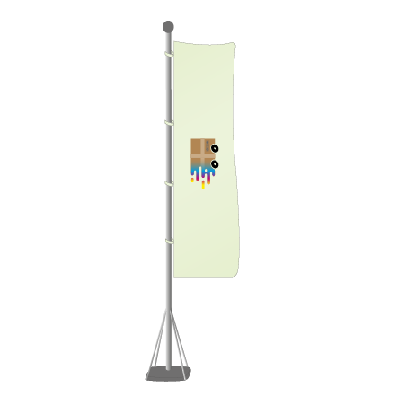 Mobile Fahnenmasten